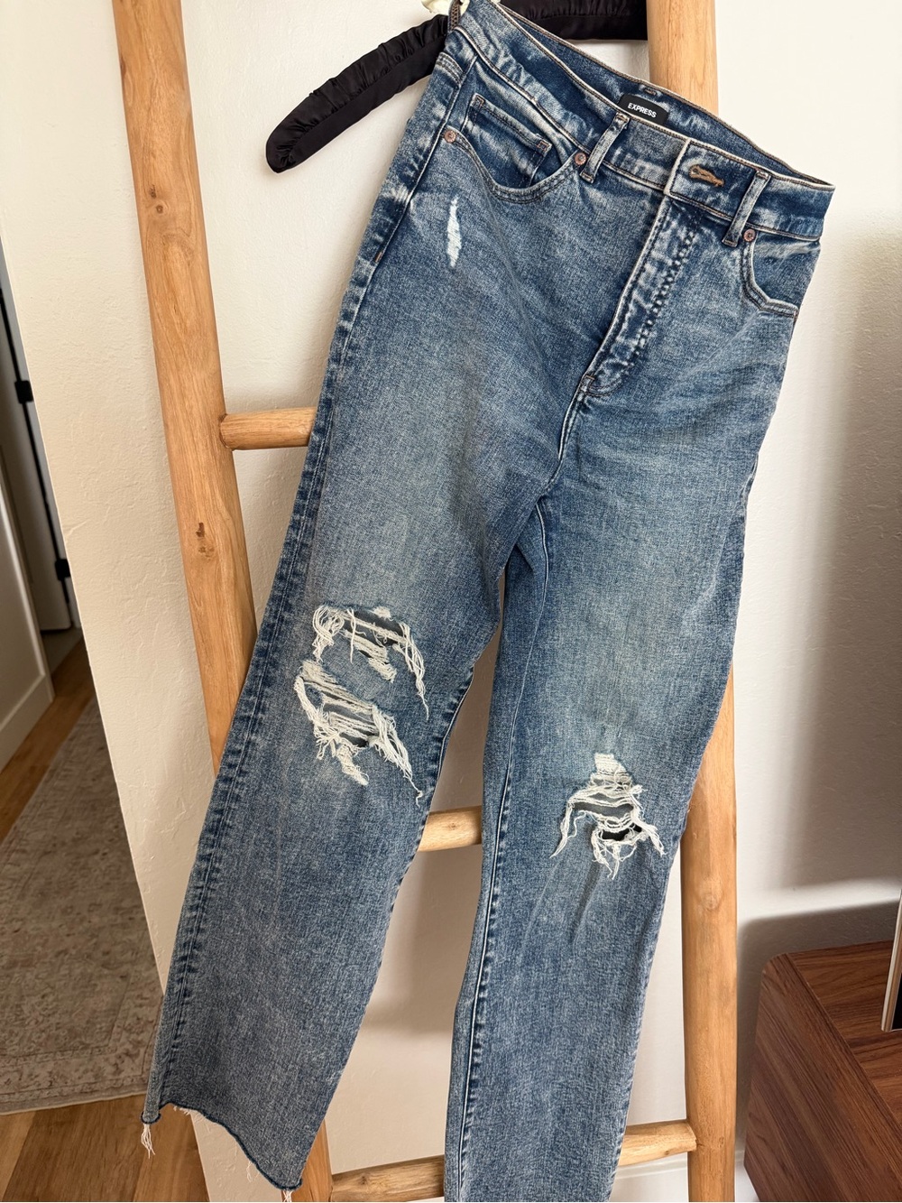 Distressed Blue Women’s Jeans